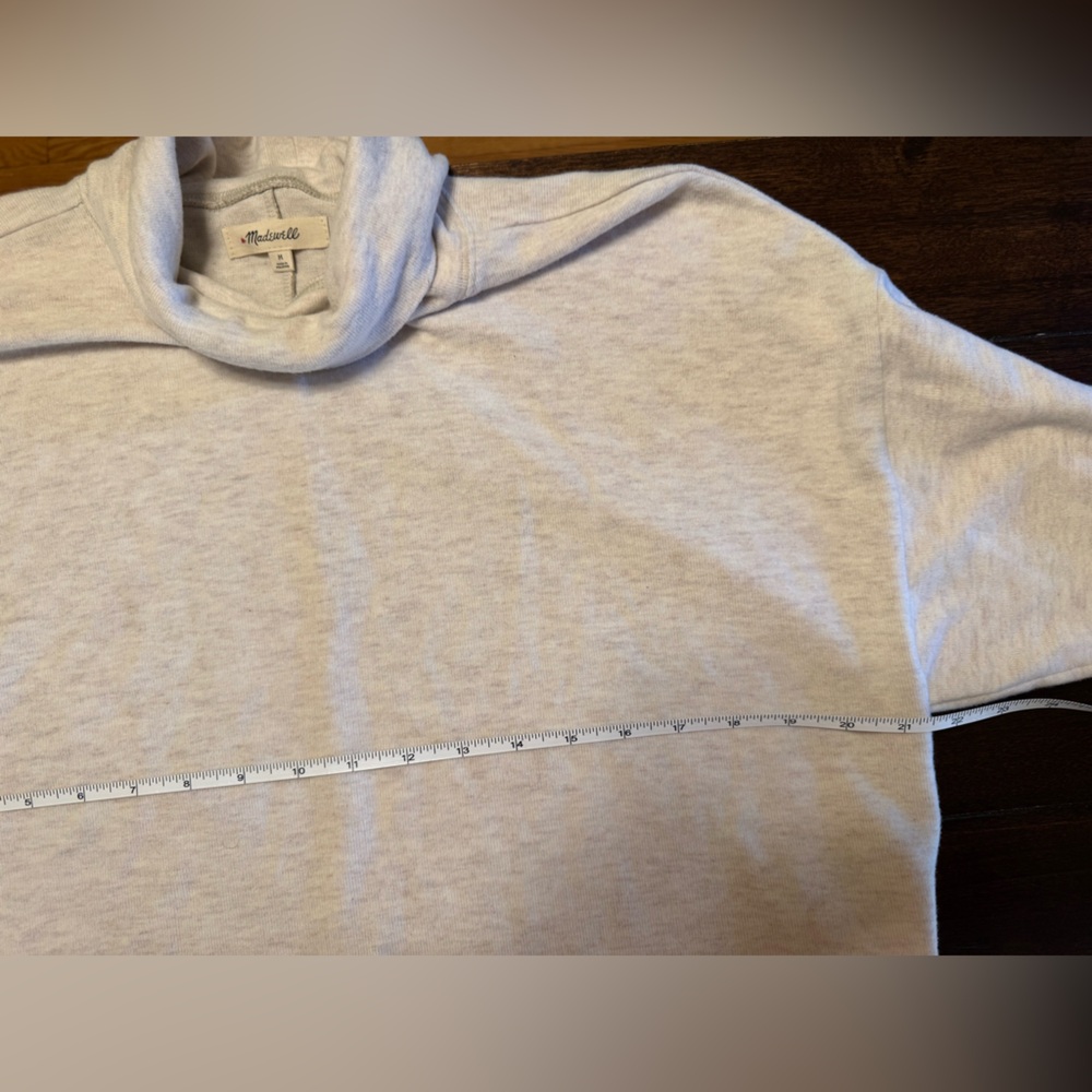 Madewell Brushed Jersey Funnelneck Sweater - Picture 5 of 5